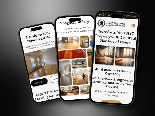 We build website and landing pages for contractors